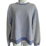Croft & Barrow Vintage Y2K Striped Long Sleeve Sweatshirt Women Medium Oversized Photo 0
