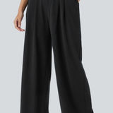 Halara  Flex™ High Waisted Side Pocket Wide Leg Waffle Work Pants XS 28in NWT Photo 0