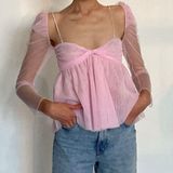 Revolve The Bar The Jules Top In Rose Photo 0