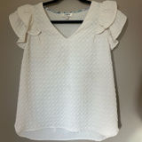 Umgee Ruffled Sleeve Top Photo 0
