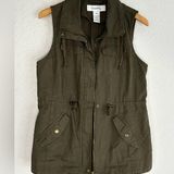 Sebby  Military Utility Cargo Army Green Vest Womens Medium Gorpcore Outdoors Photo 0