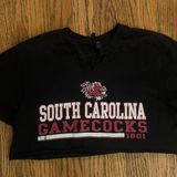 South Carolina Gamecocks Cropped Tee Black Photo 0