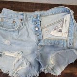 Levi’s 501 High-Waisted Denim Shorts Photo 0