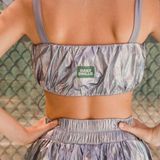 Daily Drills  metallic bubble bra. Size xsmall. Photo 0