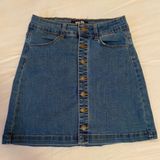 Wax Jean Denim Skirt Photo 0