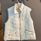 Dress Barn Women’s White Quilted Puffer Vest with Pockets Photo 0