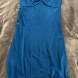 Sangria halter top dress blue size 10 y2k 90s Photo 0