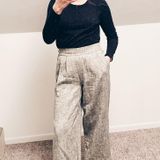 Rachel Comey Grey Chevron Pants NWT-size 4 Photo 0