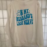 Gildan On My Husband Last Nerve Crewneck  Photo 0