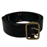 Gap Genuine Leather Black Studded Belt Size 32 Photo 0