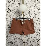 Vuori Ripstop Women's Clay Brown Shorts with Zip Pockets Photo 0