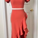 Painted Threads Orange Two Piece Set Photo 0