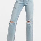 EXPRESS High Rise Modern Straight Leg Photo 0