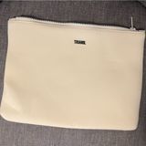 Triangl  NEOPRENE Swim Travel or Makeup Bag WHITE NEW Photo 0