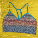 Anthropologie Size S/M Rainbow Space Dyed Bralette Photo 0