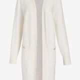 EXPRESS 61- Padded Shoulder Button Pocket Cardigan Small Photo 0