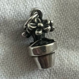 James Avery  Flower Pot Charm Photo 0