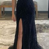 Sherri Hill Black Strapless Prom Dress Photo 0