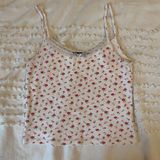 Brandy Melville Floral Tank Top Photo 0