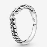 Pandora Wheat grains wishbone ring Photo 0