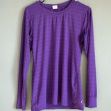 Zyia  Chill Long Sleeve Perforated Long Sleeve Athletic Shirt size M Photo 0
