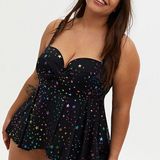Torrid rainbow star swimsuit Photo 0