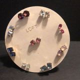 Loft multi color earring (9 pairs) lot Photo 0