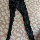 Lululemon Tie-Dye Black LululemonAlign High-Rise Leggings Photo 0
