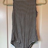 Acemi Stripped turtleneck tank top bodysuit Photo 0