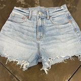 American Eagle Denim High Waisted 90s Boyfriend Shorts Photo 0
