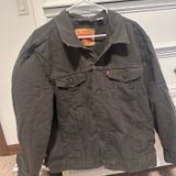 Levi's  Dark Grey Jacket Mens Photo 0
