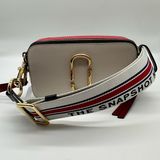 Marc Jacobs THE SNAPSHOT SMALL CAMERA BAG IN WHITE,BLUE, RED Photo 0