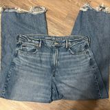 American Eagle Outfitters Frayed Jeans Photo 0