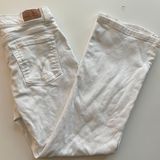 Levi's  512 Womens Perfectly Slimming Bootcut White Denim Jeans Size 10 M  Photo 0