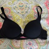 Victoria's Secret Victoria’s Secret PINK Black Push Up Bra Photo 0