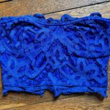 HYFVE Boutique Blue Lace Top Photo 0