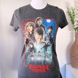 Netflix Strangers Things Dark Gray T-Shirt Photo 0