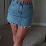 Perfect blue denim skirt M size Size M Photo 0