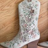 Cato NWOT Floral Embroidered Western Boots Photo 0