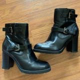 CHAPS High Heel Black Zip Up Boots Photo 0