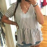 CARAMELA Striped blouse  Photo 0