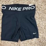 Nike Black womens  pros size small 5” inseam! Photo 0