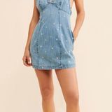 Free People  Corinne denim mini dress Photo 0
