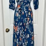 Jaase Boho Blue maxi floral dress Photo 0