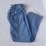 Mango Blue Denim Havana Straight Leg Jean Photo 0