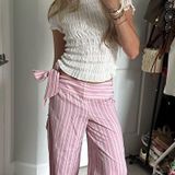 Princess Polly striped low waisted pants Photo 0