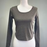 Streetwear Society CLEARANCE! Gray Boutique Ribbed Top Size S NWT Photo 0