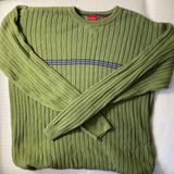 vintage green and blue sweater Size M Photo 0
