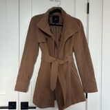 Jack by BB Dakota Women's Tan Belted Wool Coat Photo 0
