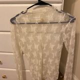 Zenana Outfitters Sheer Floral Long Sleeve Top  Photo 0